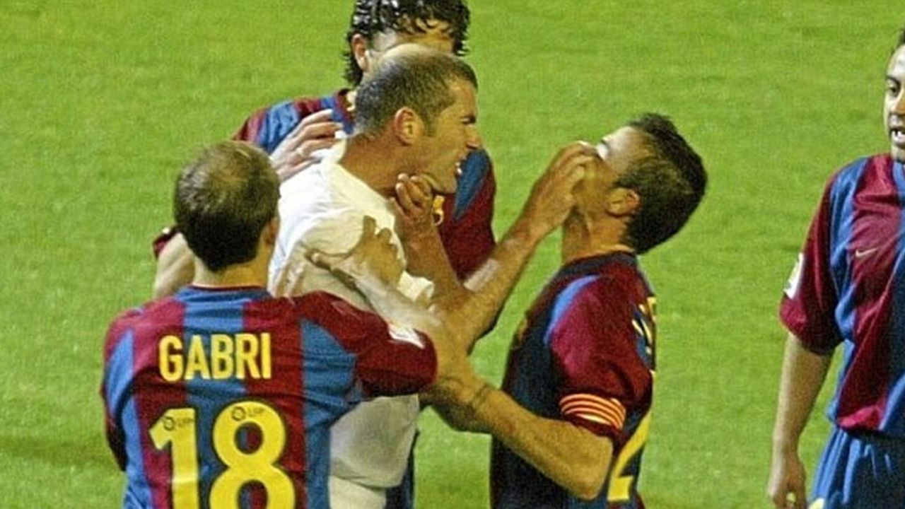 Zinedine Zidane vs Luis Enrique (fot. Marca TV)