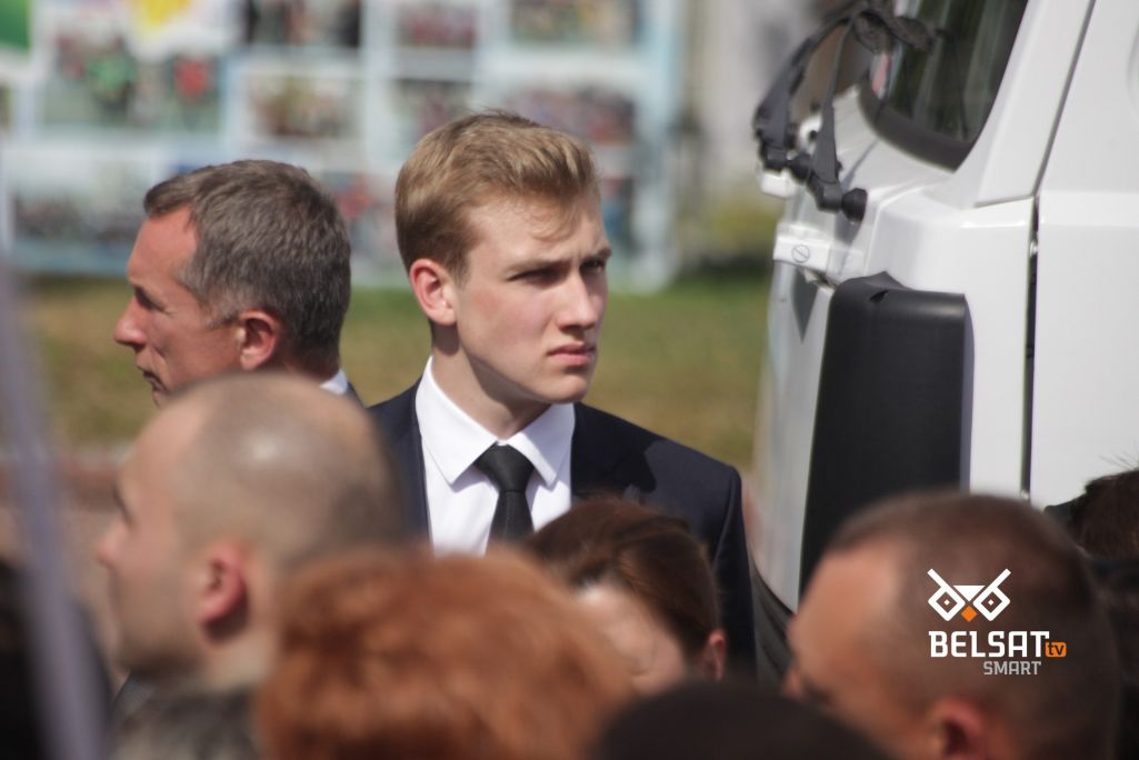 Мікалай Лукашэнка ў Горадні, Беларусь. 22 жніўня 2020 года. (Фота: Белсат)