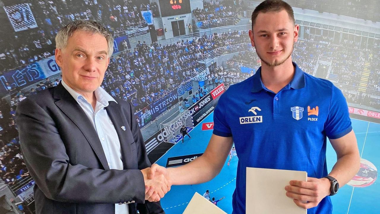 Prezes Wisły Robert Czwartek i Krzysztof Komarzewski (fot. SPR Wisła Płock)