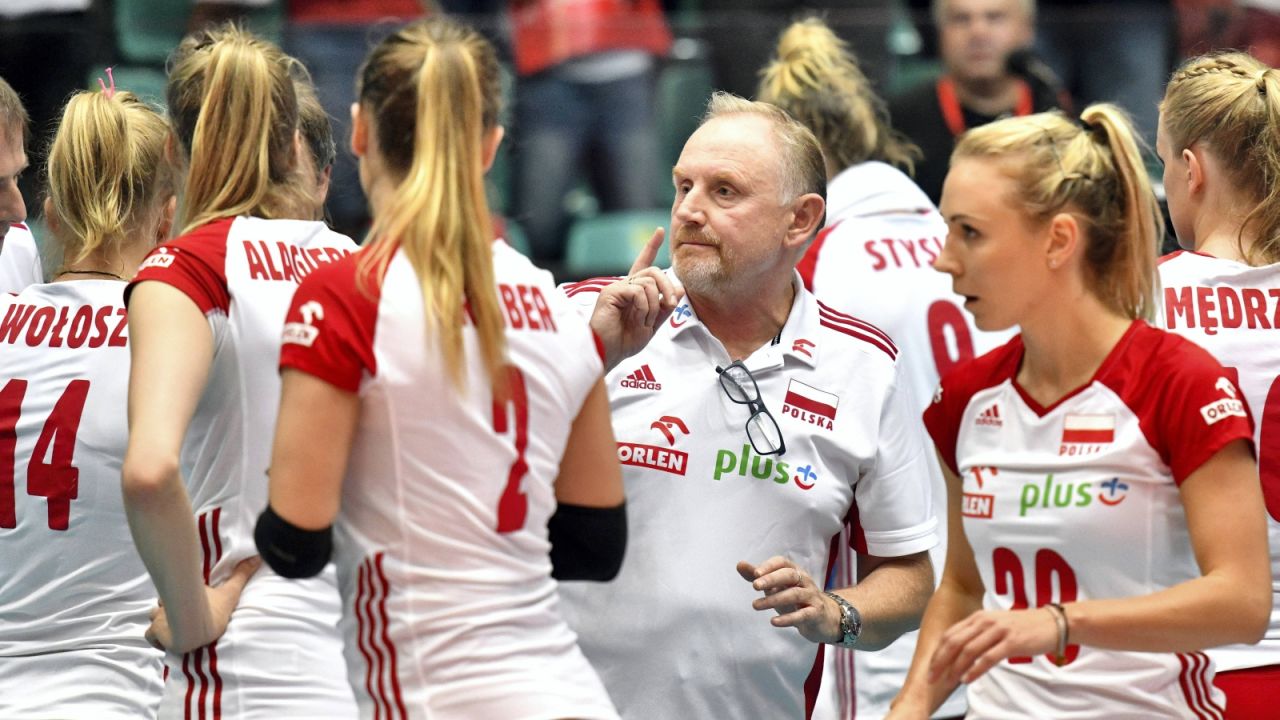 Jacek Nawrocki i polskie siatkarki nie grają w jednej drużynie (fot. PAP)